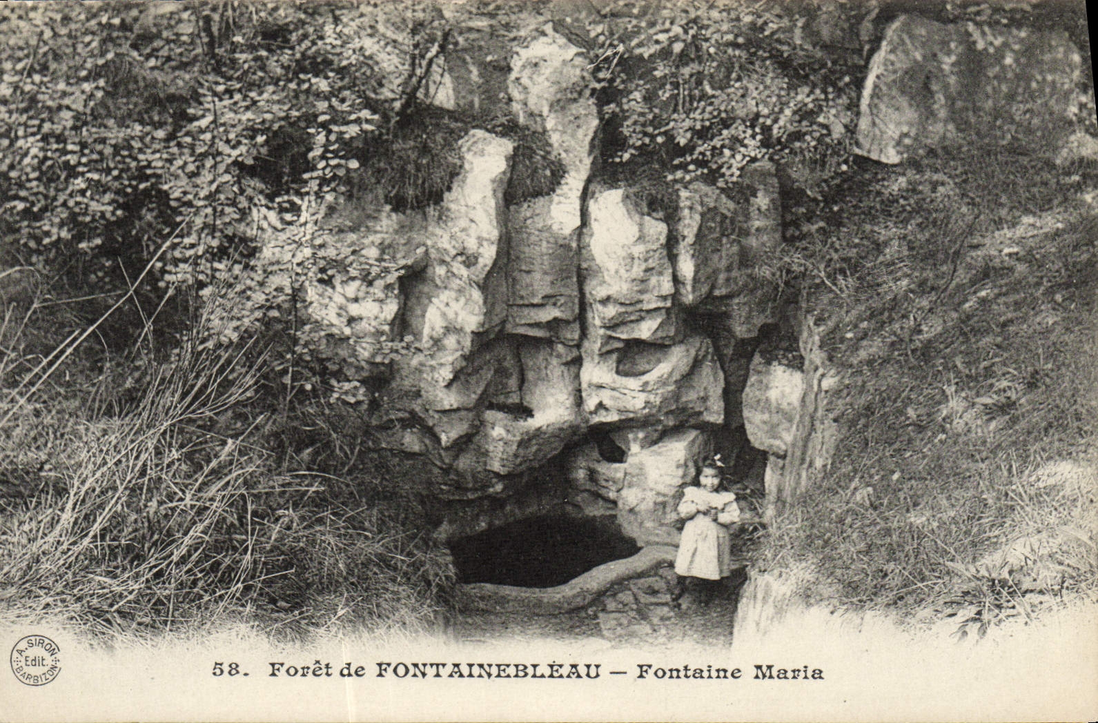 Foresta di FONTAINEBLEAU — Fontaine Maria — SIRAN Edit.