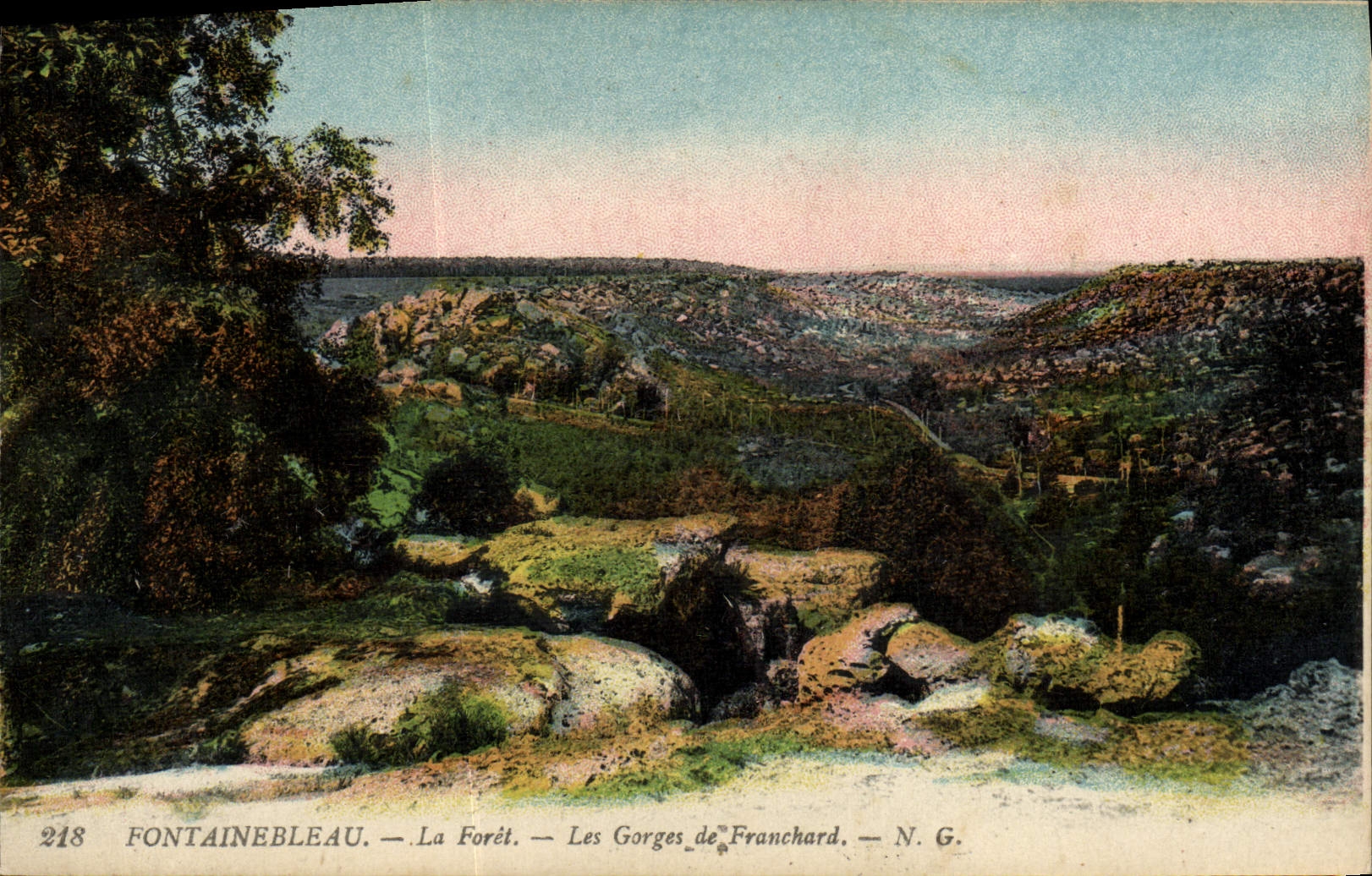 Fontainebleau — La Forêt — Les Gorges de Franchard — N. G.