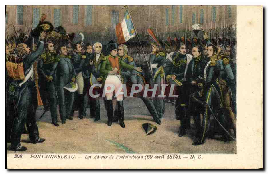 Fontainebleau — I Saluti di Fontainebleau (20 aprile 1814) — N. G.