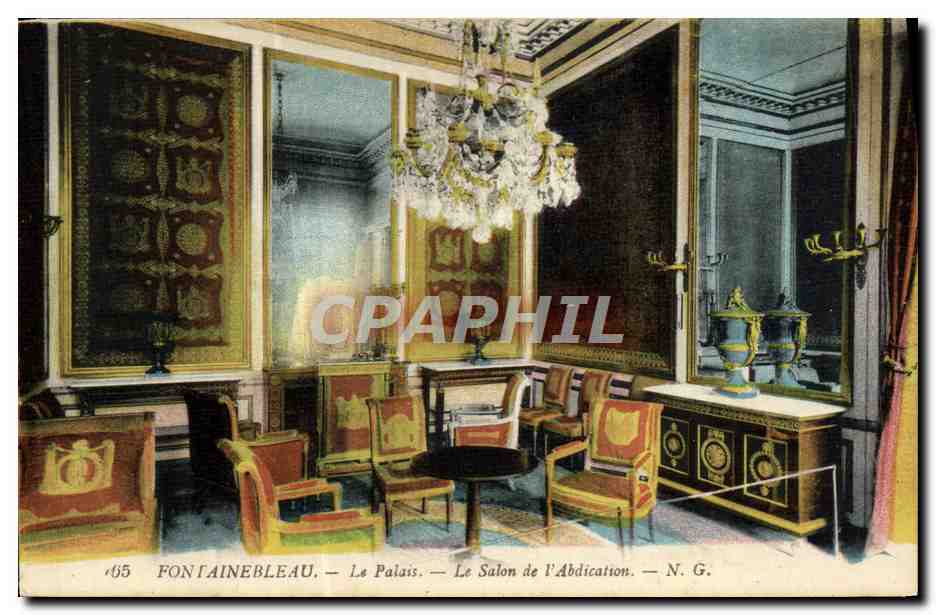 Fontainebleau — Il Palazzo — Il Salone dell'Abdizione — N. G.
