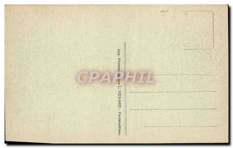 Forêt de Fontainebleau — Le Chapeau de Napoléon (Gorges de Franchard) — Collection Artistique L. Vienard — Reverso