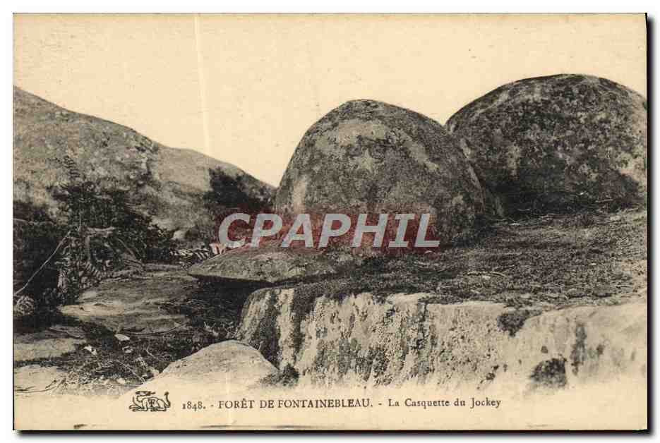 Forêt de Fontainebleau — La Casquette du Jockey — CPAPHIL n°1848