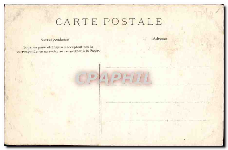 Palais de Fontainebleau — Boudoir de Marie-Antoinette — E.L.D. n°279 — Verso