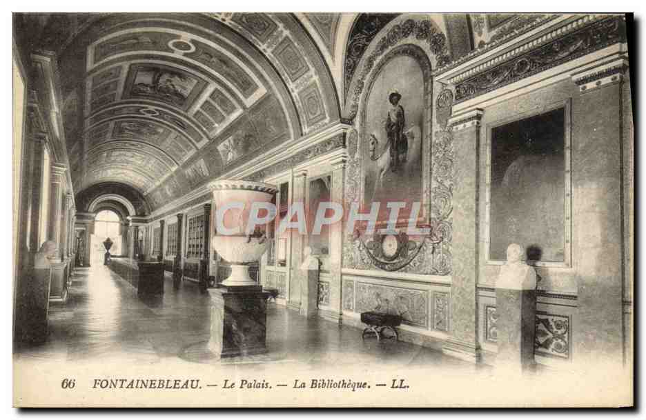 Fontainebleau — El Palacio — La Biblioteca — LL.