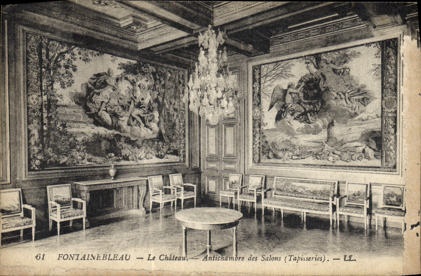 Fontainebleau — Il Castello — Anticamera dei Saloni (Tappeti) — LE.