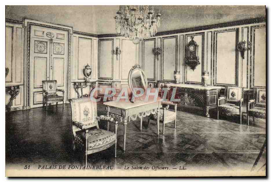 Palazzo di Fontainebleau — Il Salone degli Ufficiali — LL. — n°51