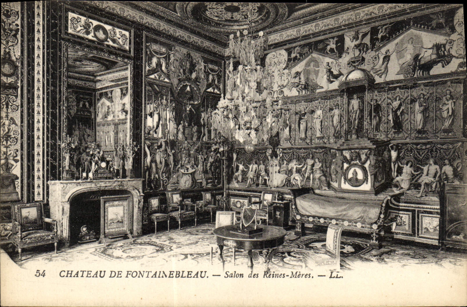 Schloss Fontainebleau — Salon des Reines-Mères — LL.