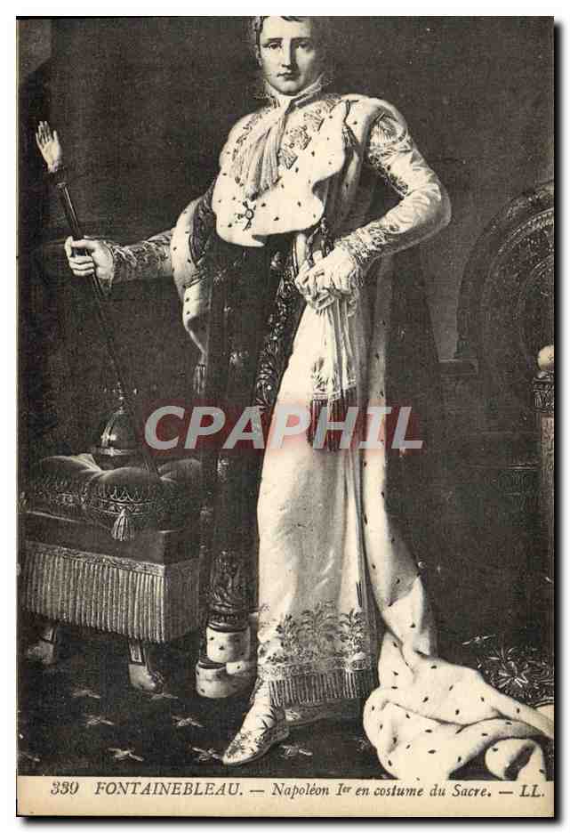 Fontainebleau — Napoléon Ier en costume du Sacre — LL.