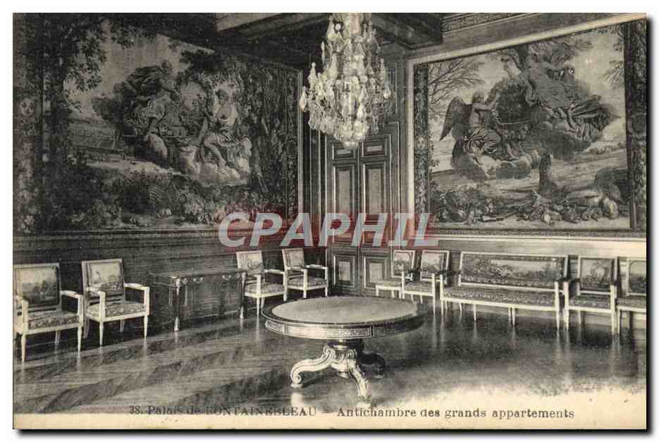 Palazzo di Fontainebleau — Anticamera dei grandi appartamenti — editore non visibile, n° 33