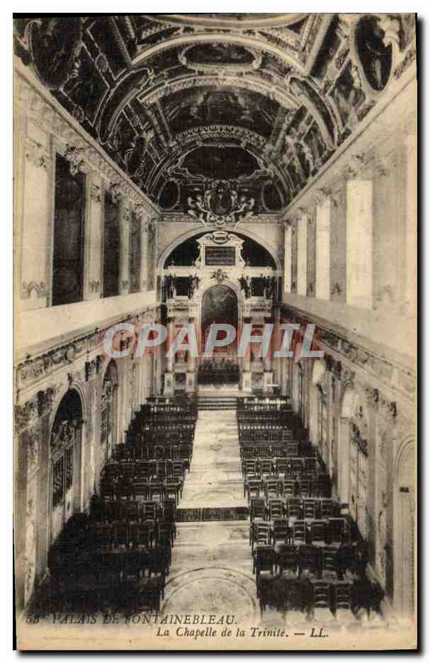 Palacio de Fontainebleau — La Capilla de la Trinidad — LL. n° 38