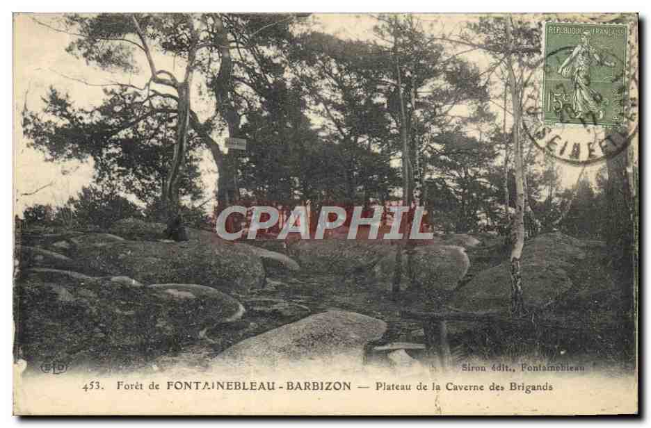 Forêt de Fontainebleau-Barbizon — Plateau de la Caverne des Brigands — Siron édite, Fontainebleau