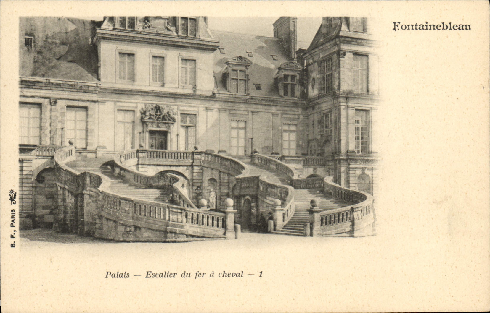 Palazzo — Scalinate del cavallo — 1 — B.F., Parigi