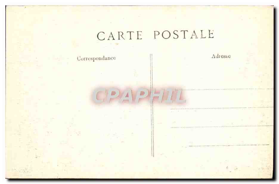Schloss FONTAINEBLEAU — Bassin der Cascades — Verlag B.D. n°732 — Rückseite