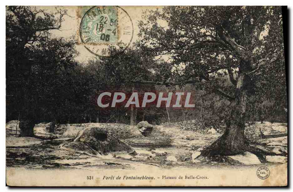 Bosque de Fontainebleau — Meseta de Belle-Croix — Editor Biron