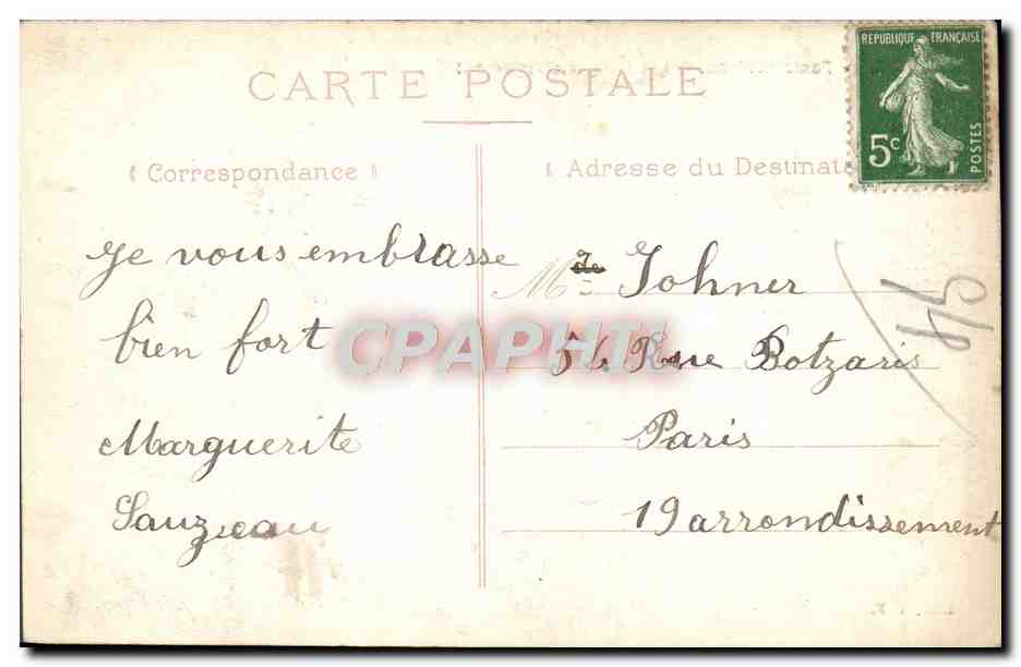 Foresta di Fontainebleau — Le Gorges d'Apremont — n°154 — Verso