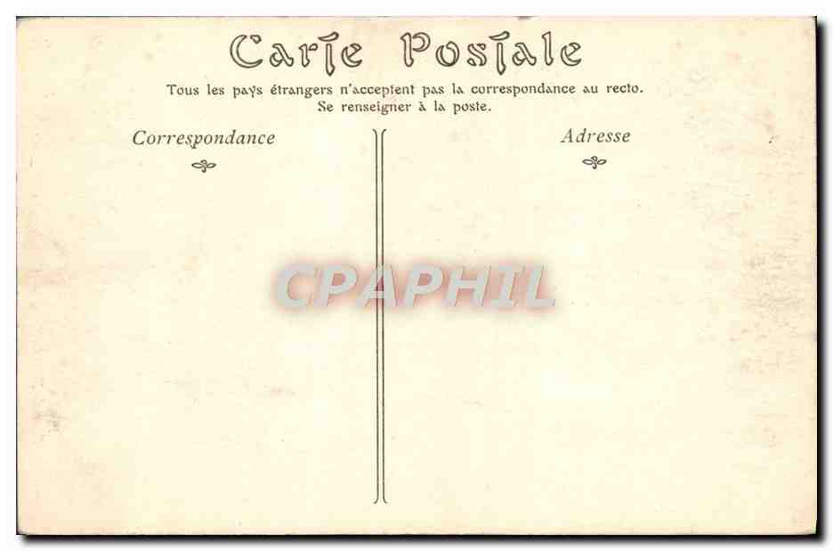 Foresta di Fontainebleau — Cavalière dei Briganti — ND. CPAPHIL — Verso