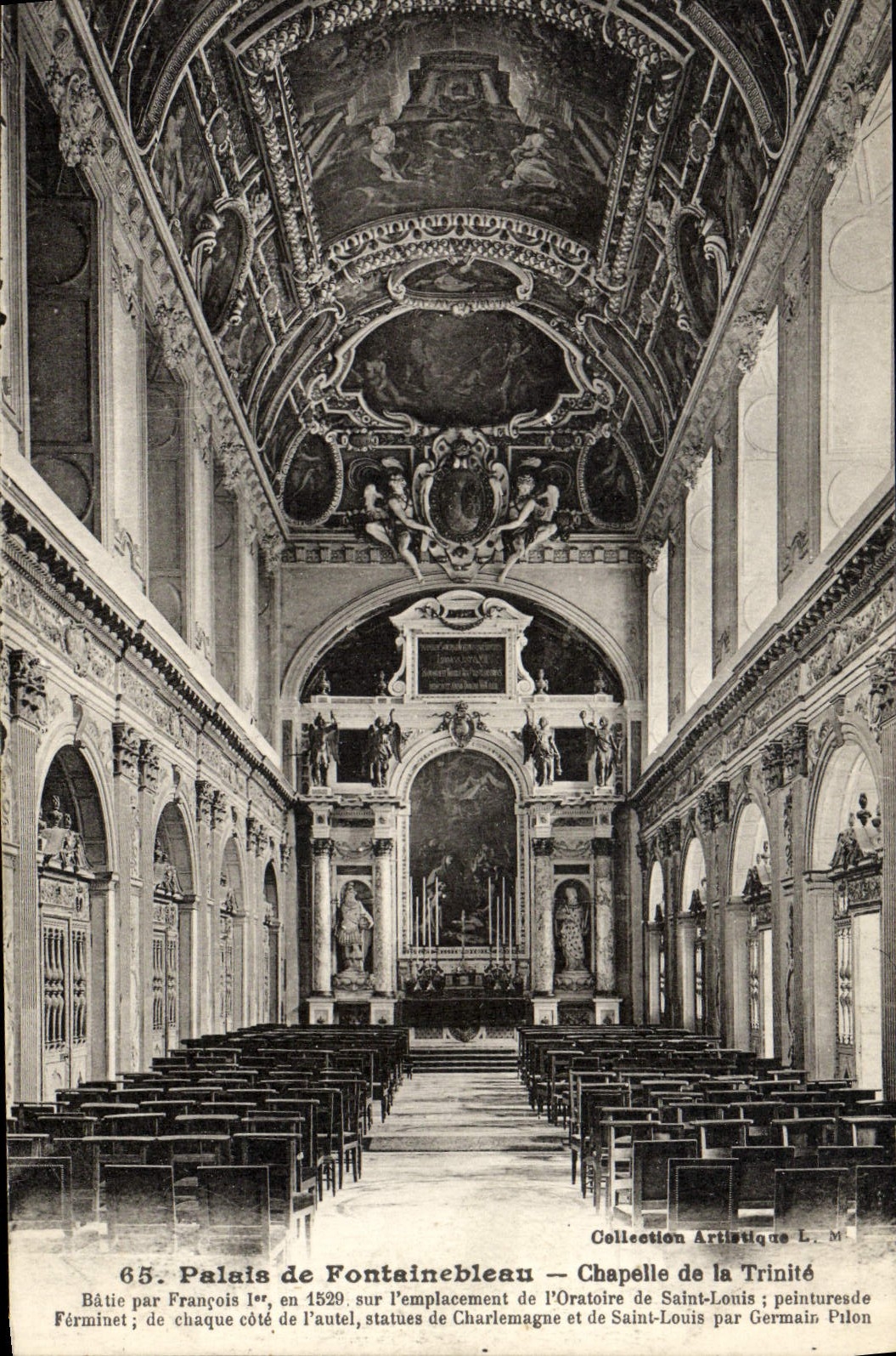 Palacio de Fontainebleau — Capilla de la Trinidad — Colección Artística L. M.