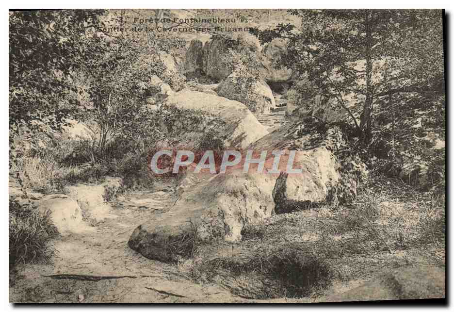 Bosque de Fontainebleau — Sendero de la Cueva de los Brilands — editor no identificado
