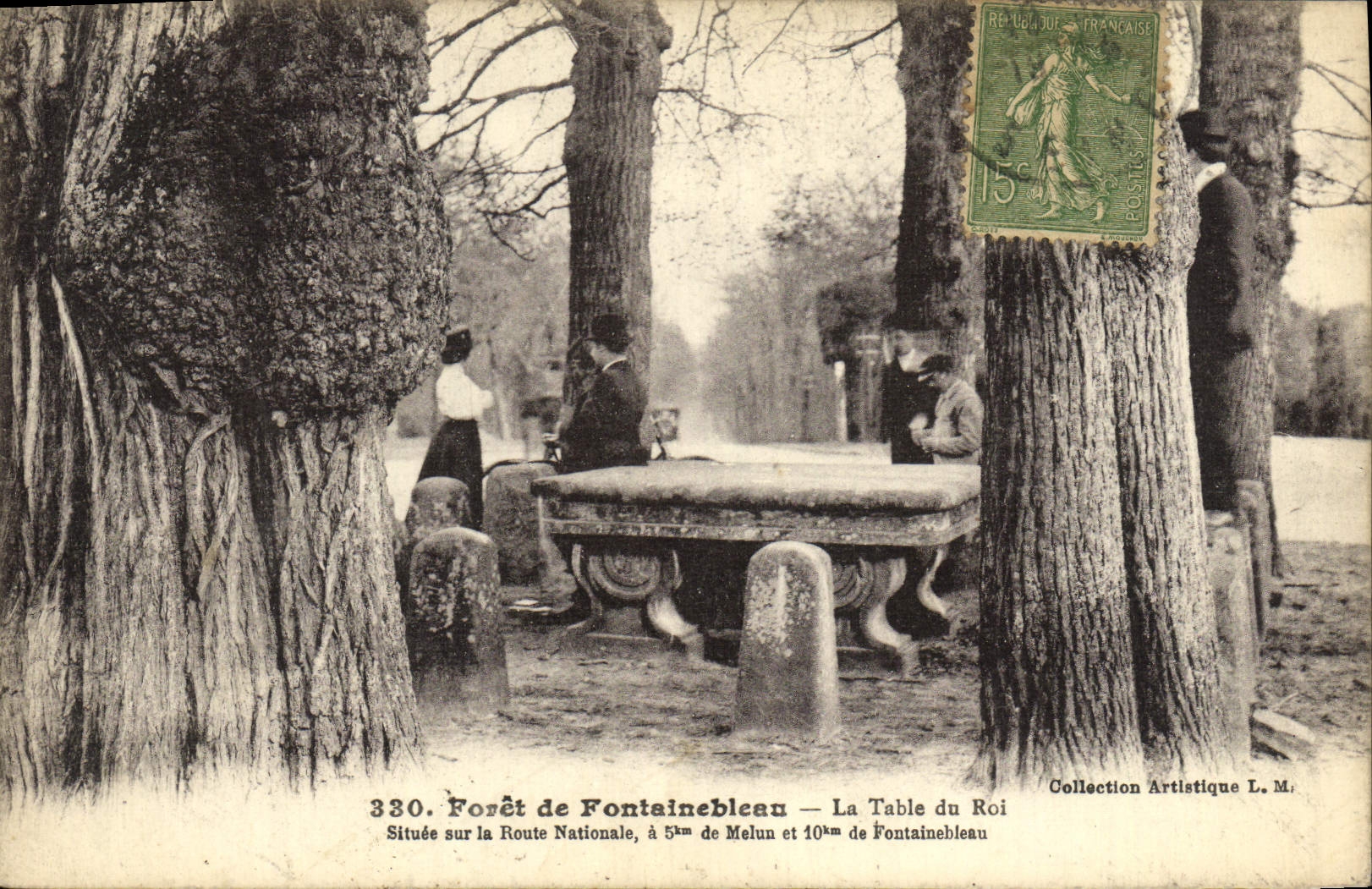 Bosque de Fontainebleau — La Table du Roi — Colección Artística L.M.