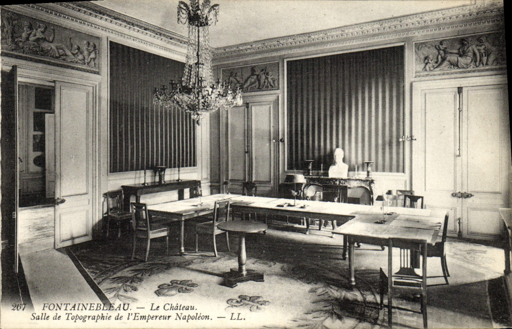 Fontainebleau — Das Schloss. Topografie-Saal des Kaisers Napoleon — LL. Nr. 267