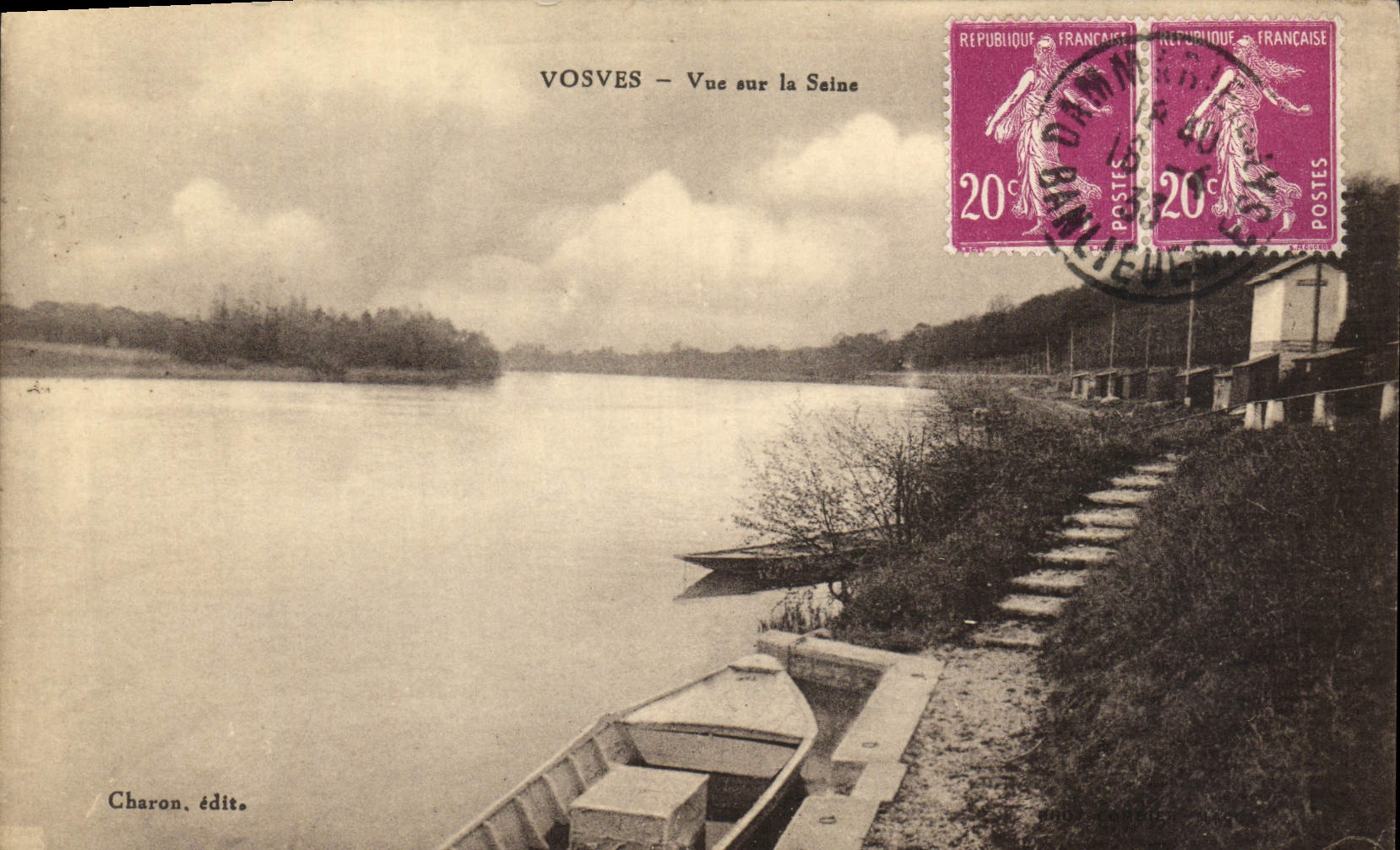 CPA Vosves Vue Sur La Selne