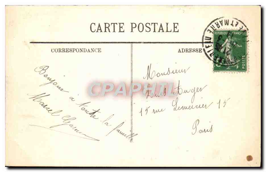 Fontainebleau — Le Fer à Cheval — LL. n° 366 — Reverso