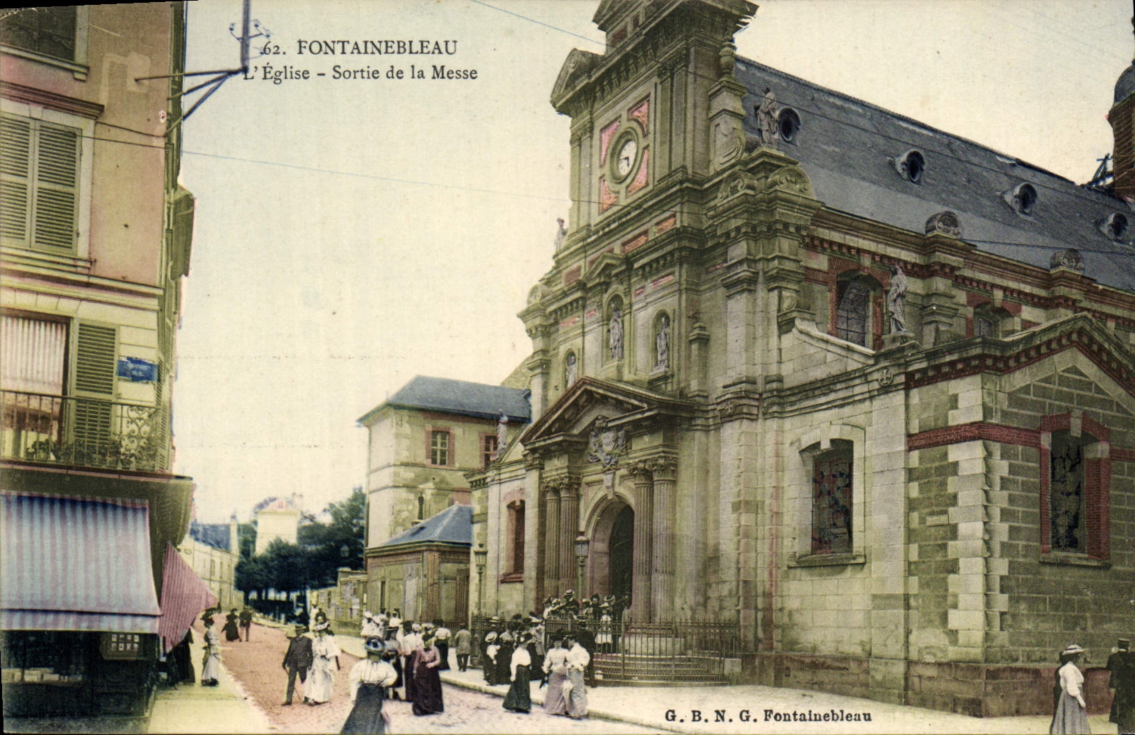 Fontainebleau — Salida de la Misa — G.B.N.G. Fontainebleau