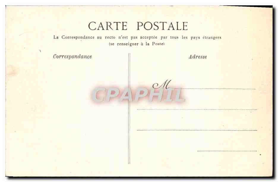 Fontainebleau — Salida de la Misa — G.B.N.G. Fontainebleau — Reverso