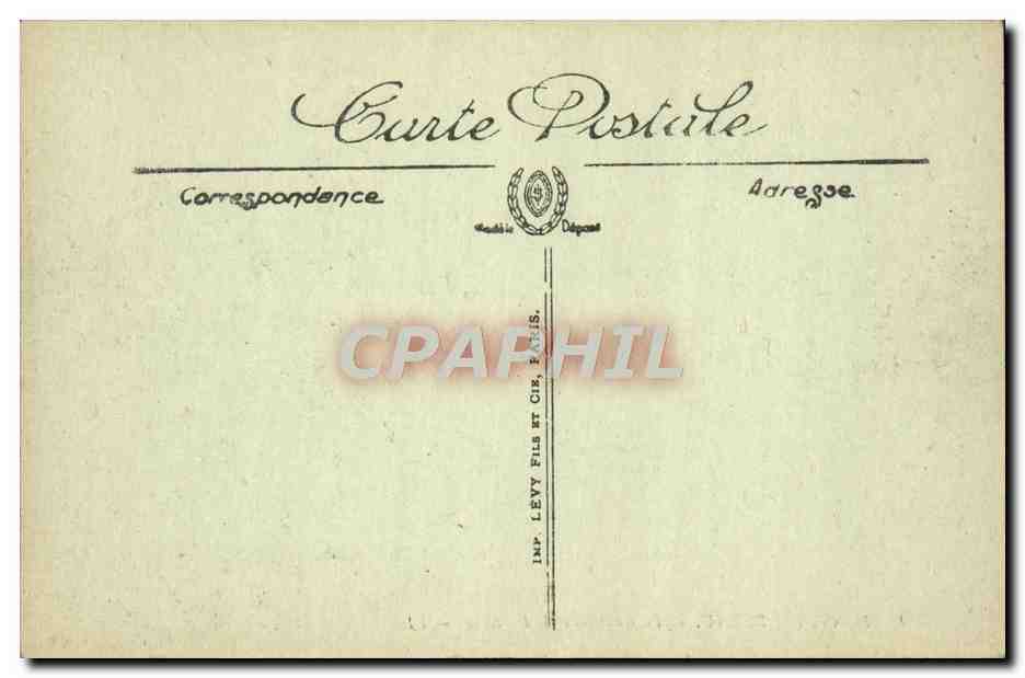 Fontainebleau — El Castillo y el Parterre — LL. — N° 299 — Reverso