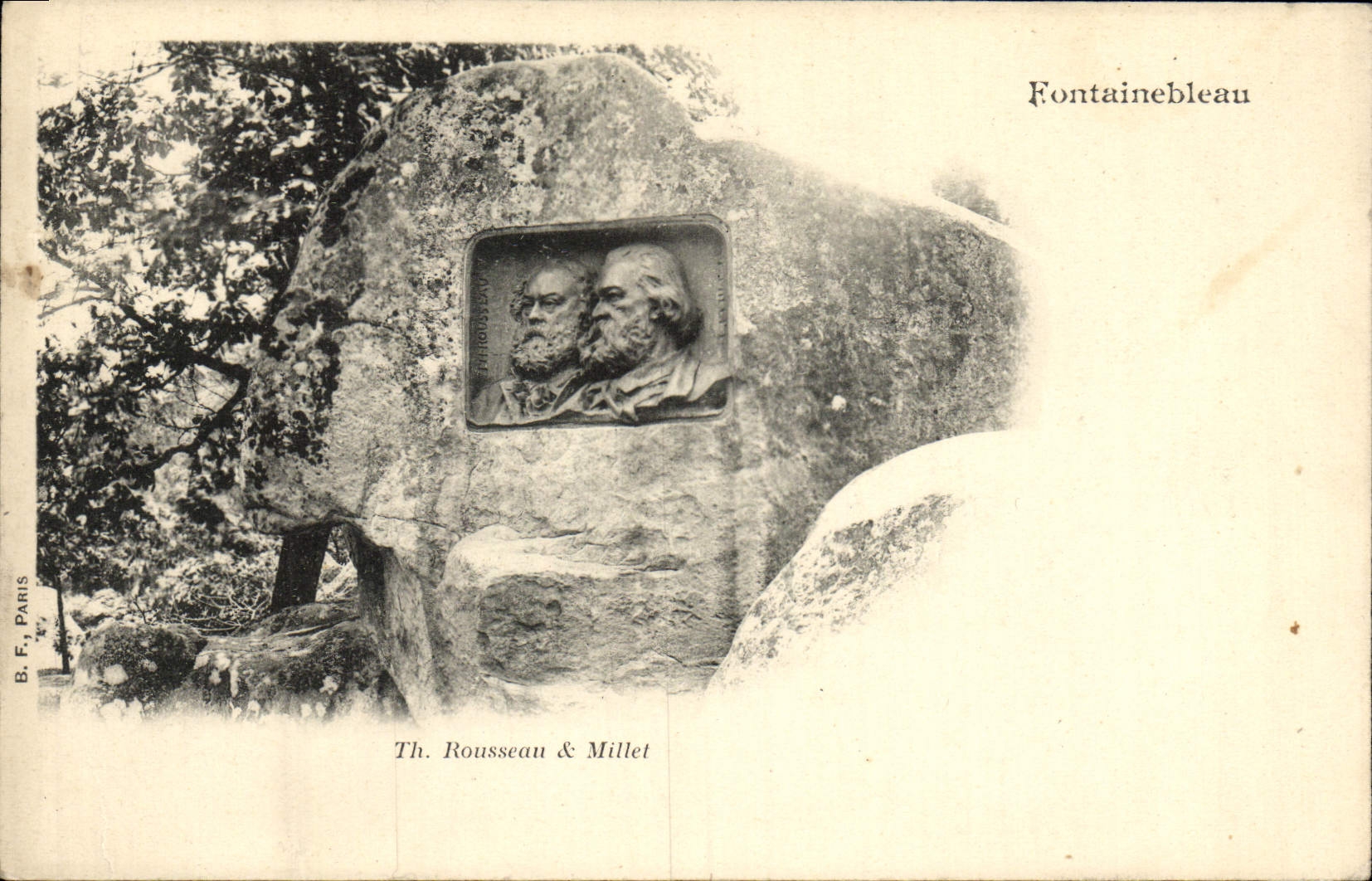 Th. Rousseau & Millet — Fontainebleau — B.F. Paris