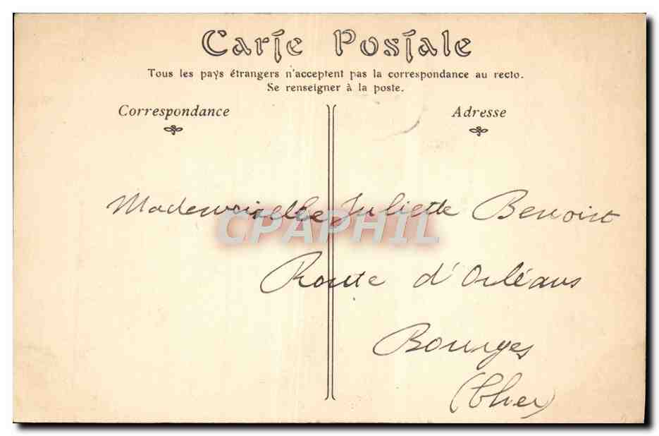 CPA Moret Le Canal Et l'Aqueduc Des Eaux De La Vanne — Verso