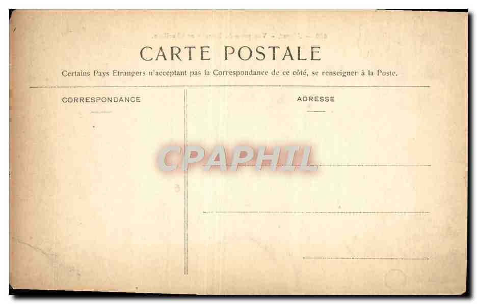 CPA Moret Vue Prise Du Restaurant Chevillon — Rückseite