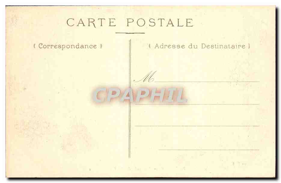Meaux — Portal de la Catedral — Colección R.F. n°25 — Reverso