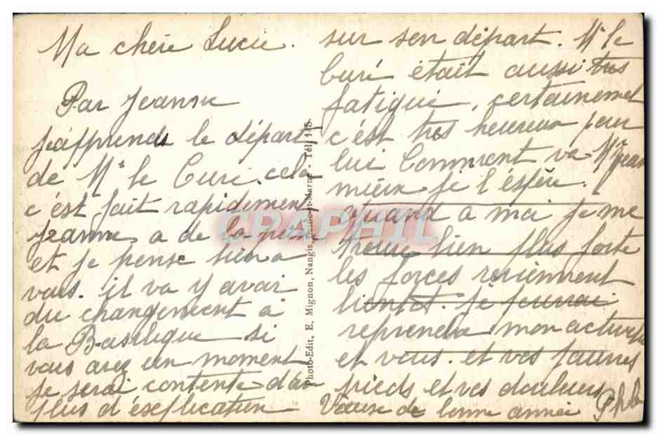 CPA Fondation Pereire Tournan En Brie Le Parc Du Louvre — Rückseite