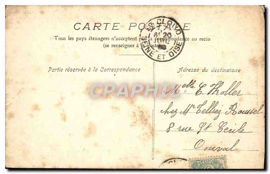 CPA Foret De Fontainebleau Hermitage De Franchard — Reverso