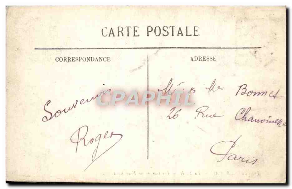 Les Gorges de Franchard — Fontainebleau — LL — Nr. 225 — Rückseite