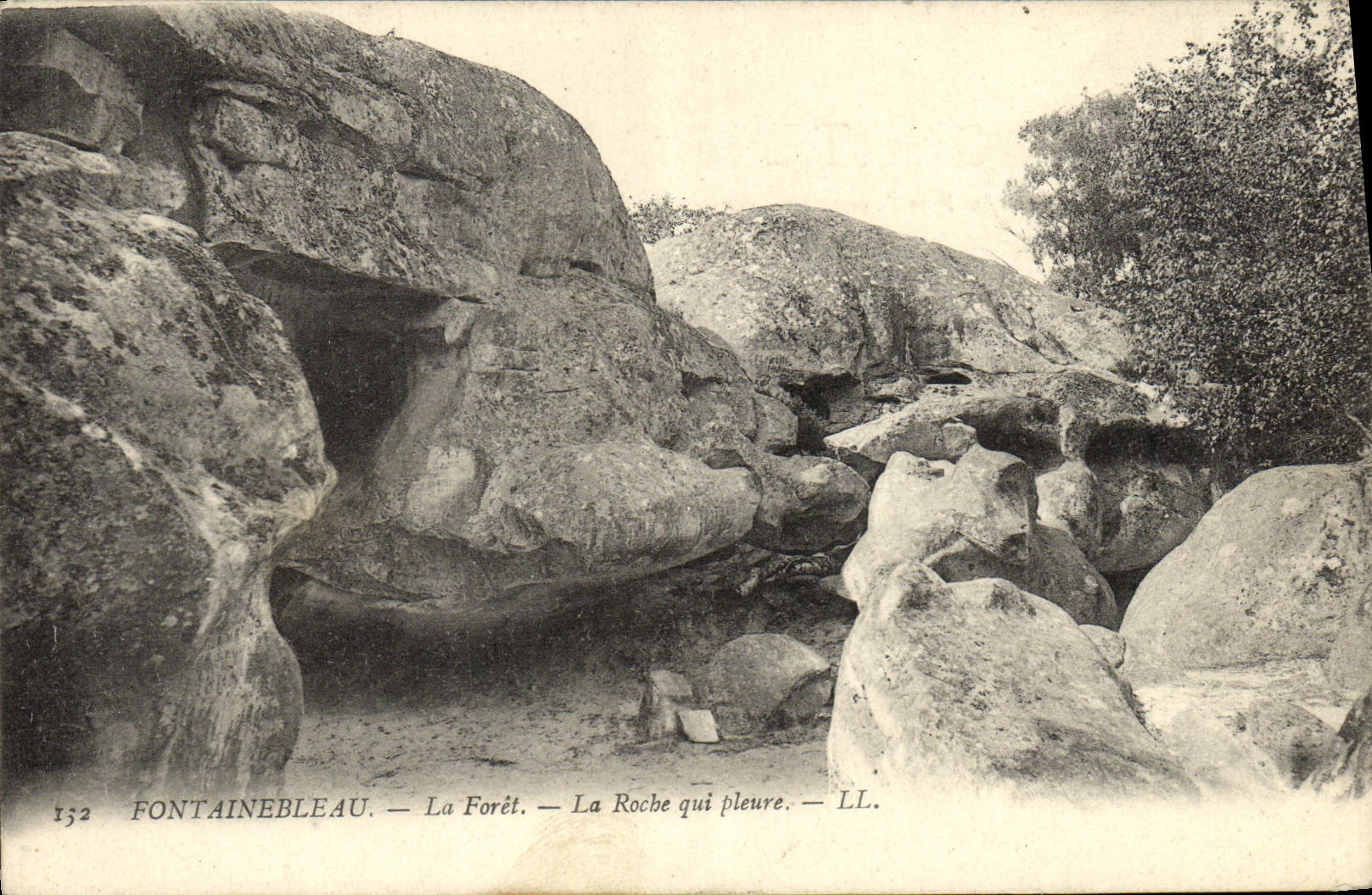 Fontainebleau — Die Forêt — Die Weinende Felsen — LL.