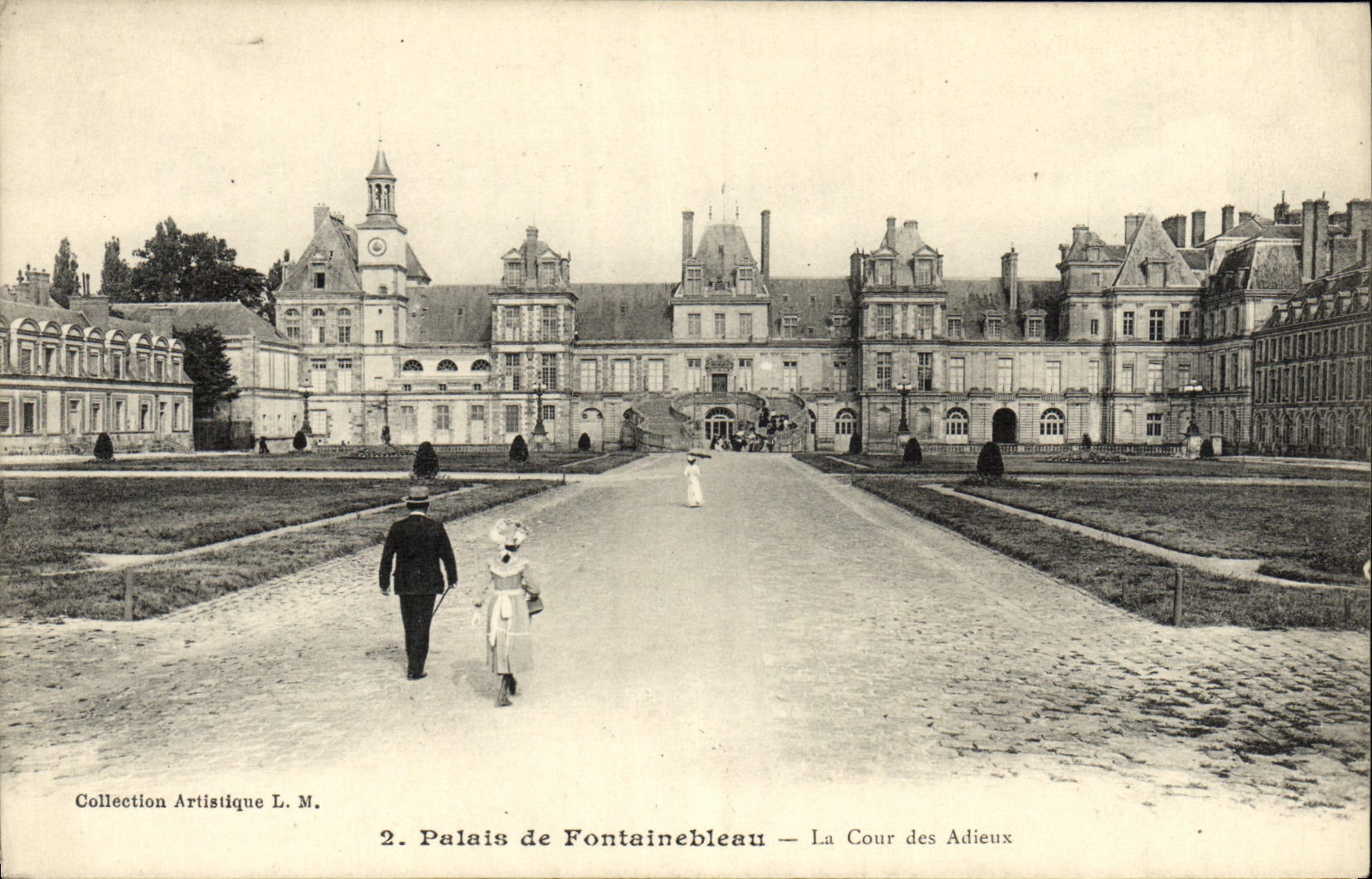 Palais de Fontainebleau — La Cour des Adieux — Collection Artistique L. M.