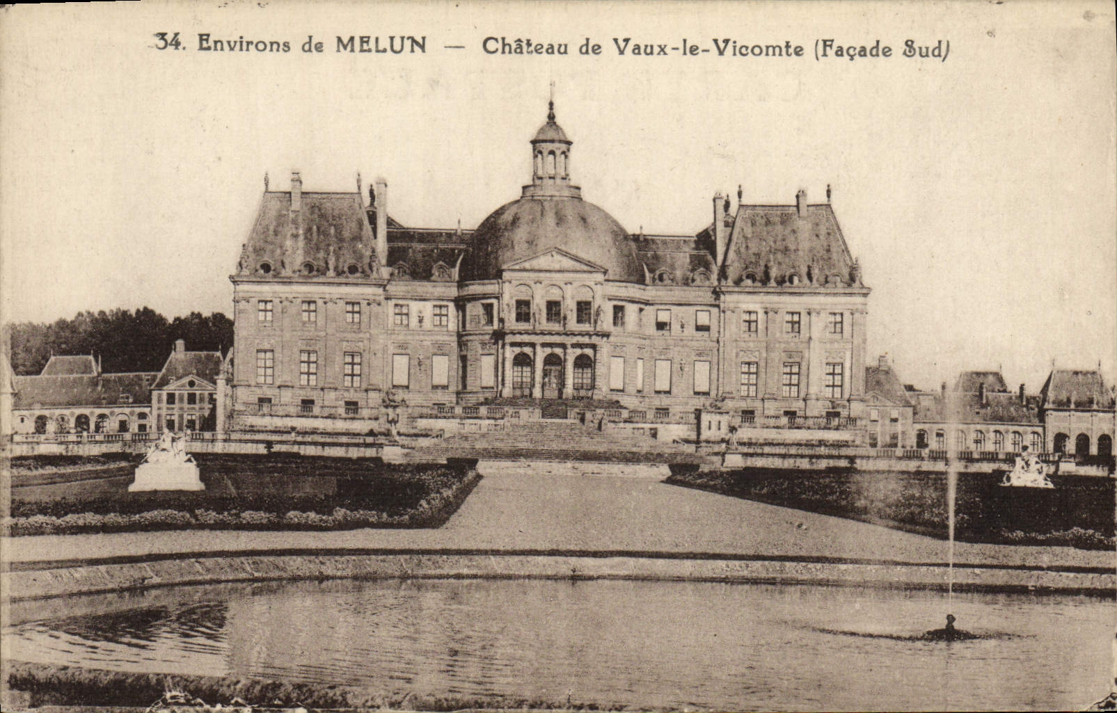 CPA Environs De Melun Chateau De Vaux Le Vicomte