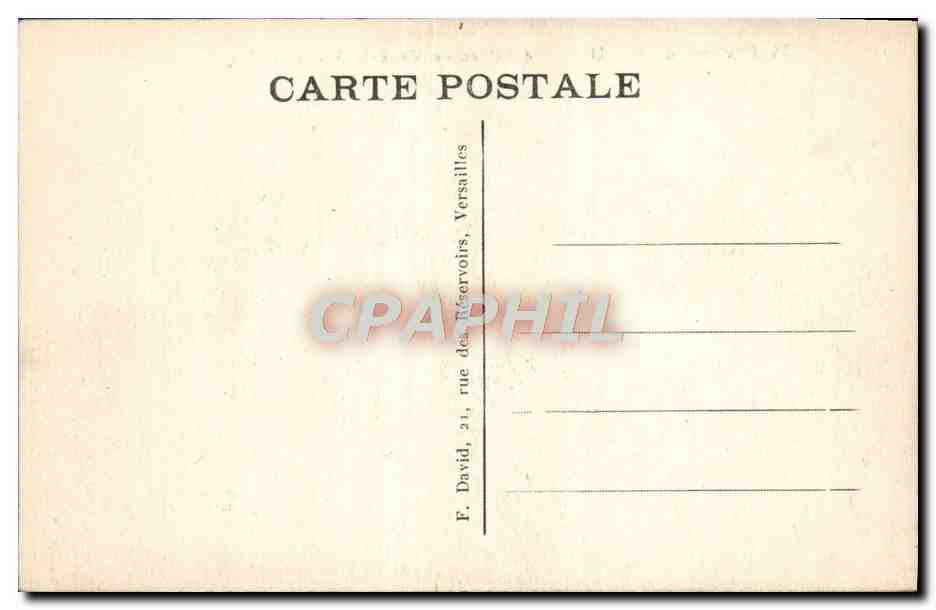 CPA Environs De Melun Chateau De Vaux Le Vicomte — Rückseite