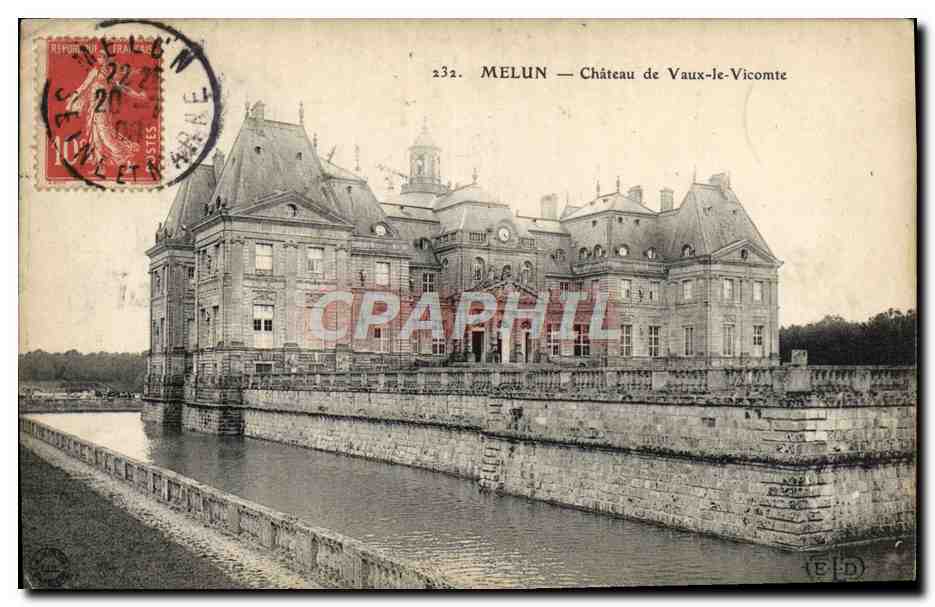 CPA Melun Chateau De Vaux Le Vicomte