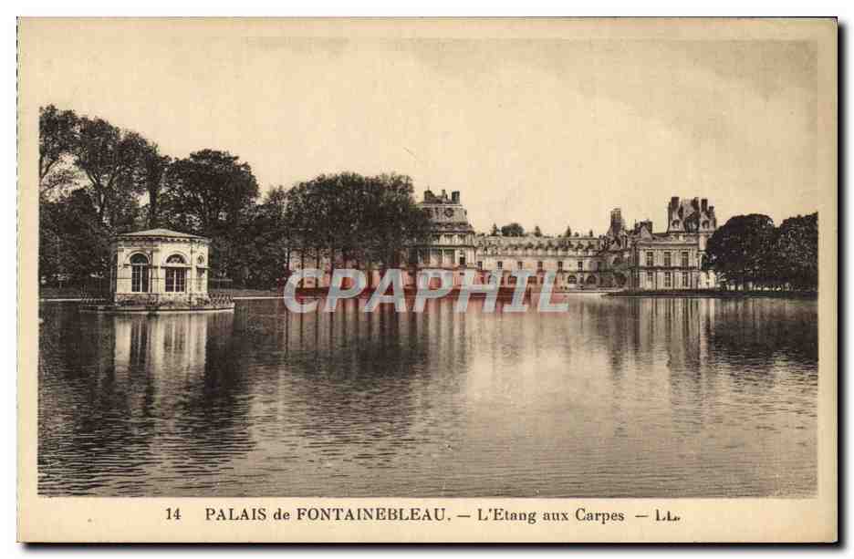 Palais de Fontainebleau — L'Etang aux Carpes — LL