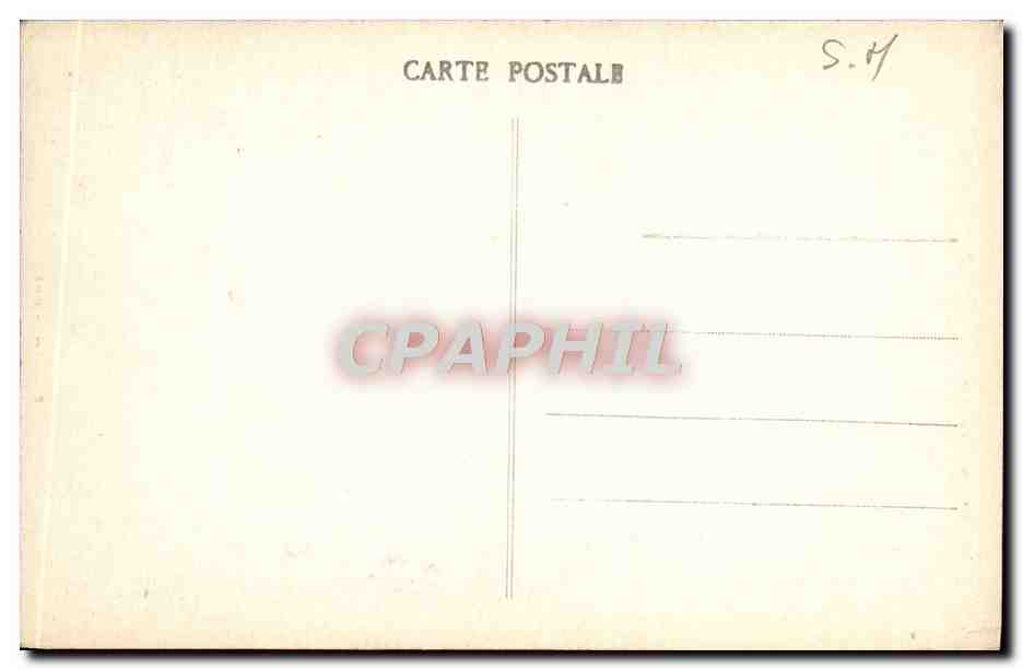 CPA Chateau Landon Eglise Notre Dame — Back