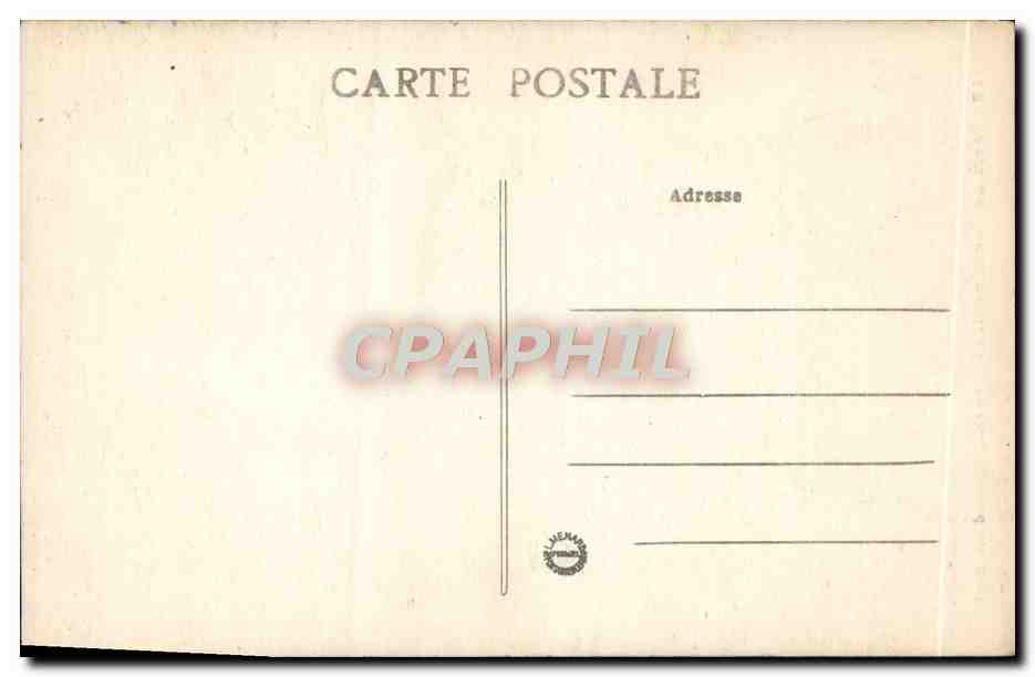 Woud van Fontainebleau — Le Champignon d'Apremont — Artistieke Collectie L.M. n°146 — Achterkant