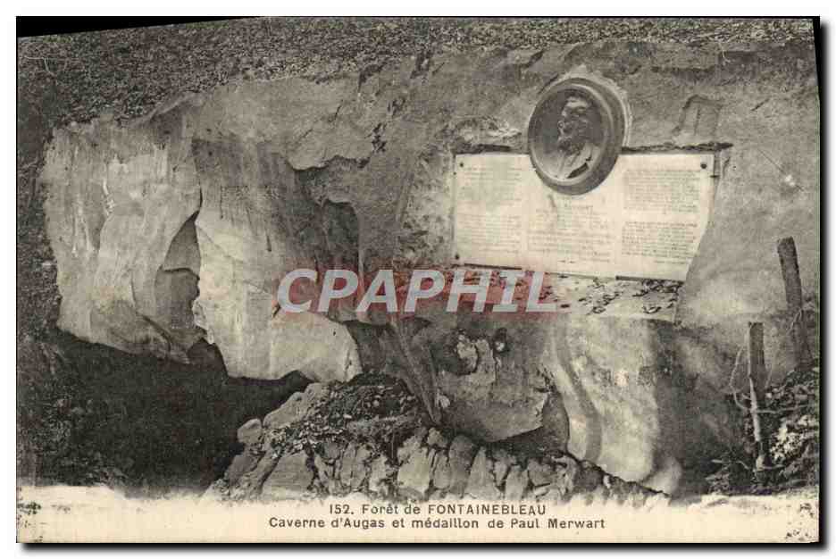 Cave of Augas and Paul Merwart Medal — Fontainebleau Forest — Unidentified Publisher, no. 152