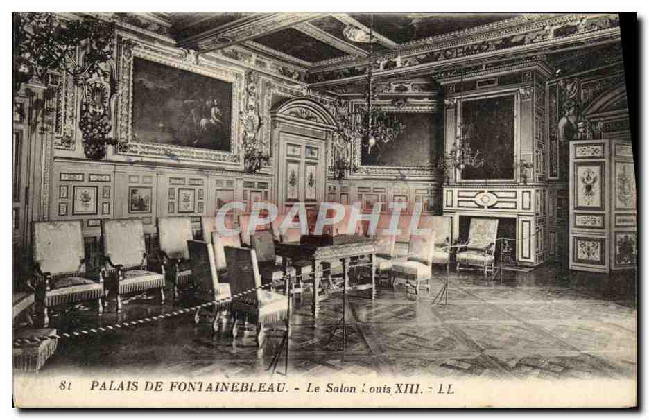 Schloss Fontainebleau — Der Saal Louis XIII — LL