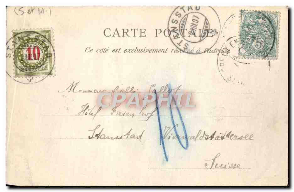La Chapelle sur Crécy — Intérieur de l'Église — XIIIe Siècle — J. J. Vaugondy — Reverso