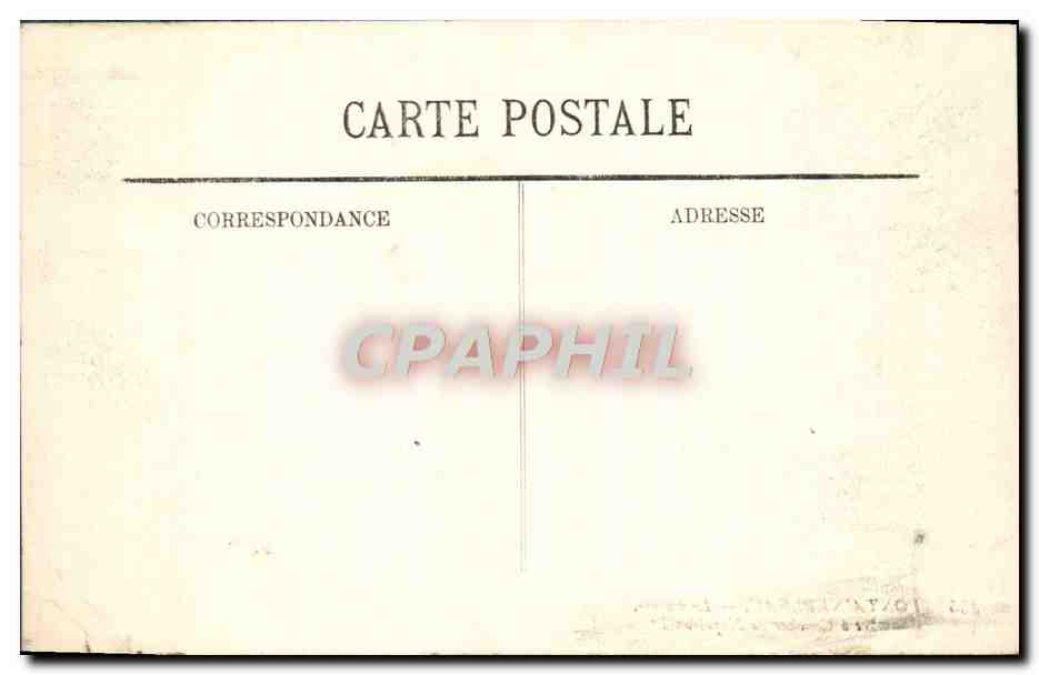 Fontainebleau — Le Palais. Chambre à Coucher de Napoléon Ier — LL. N° 355 — Rückseite