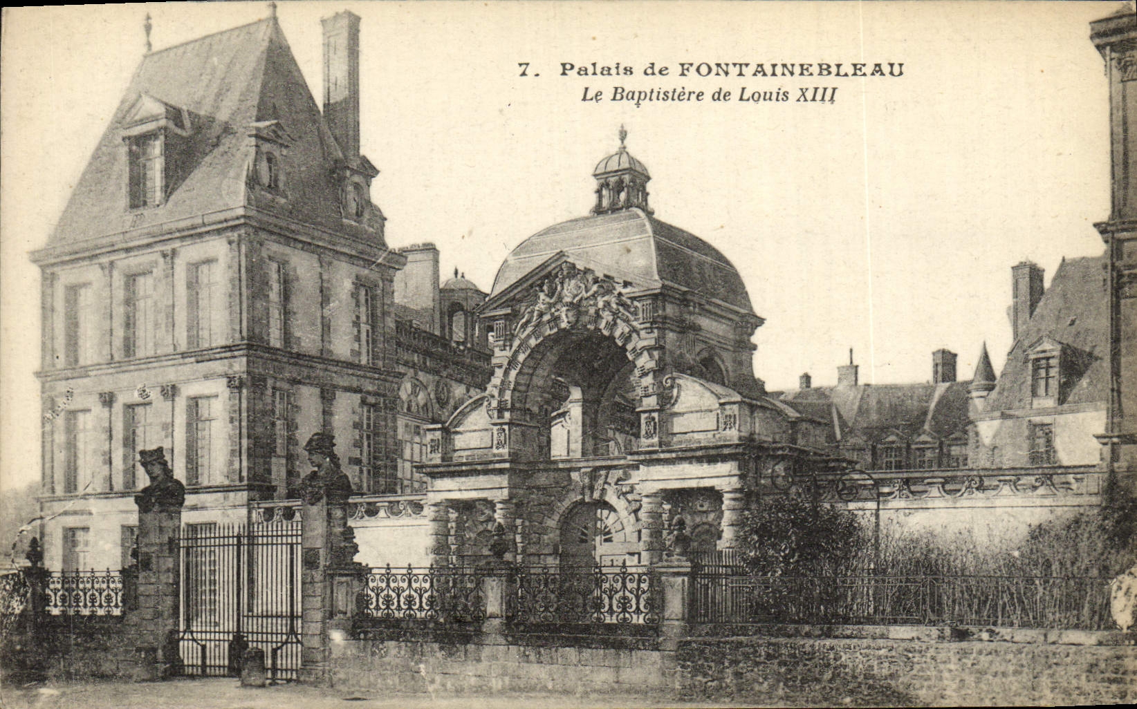 Palazzo di Fontainebleau — Il Battistero di Luigi XIII — editore non identificato, n°7