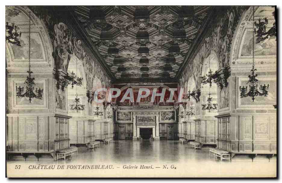 Château de Fontainebleau — Galerie Henri — N. G.